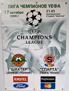 UEFA ⚽Shakhtar Donetsk Ukraine vs Sparta Prague Czech ⚽ Football/Soccer POSTER - Picture 1 of 7
