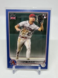 2022 Topps UK Cooper Hummel RC #59 Blue /75 - Picture 1 of 2