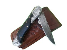 Damascus Steel Folding pocket knife 301