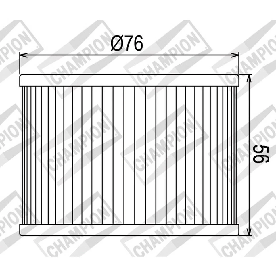 CHAMPION OIL FILTER COF301 KAWASAKI 1000 Z CSR 1981-1982 - Image 1 of 1