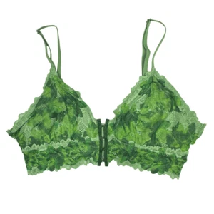 aerie Real Power Wireless Push Up Sunkissed Lace Bra Size Medium Green Mission - Bild 1 von 3