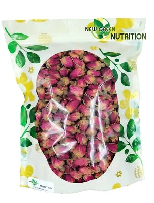 Brotes de rosa roja seca 100 % Natura Yongwell, té de hierbas de grado alimenticio (1 lb) vendedor de EE. UU. Foto 1 de 4