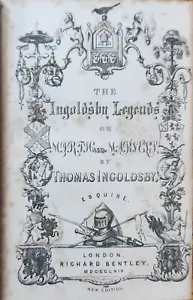 "The Ingoldsby Legends" HC Buch Thomas Ingoldsby 1864 Richard Bentley Verlag - Bild 1 von 4