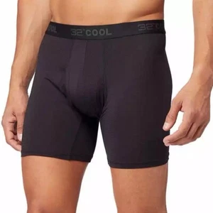 32 Degrees Men's Comfort Mesh Boxer Brief, 6-pack Nylon Mesh Quick Dry Comfort - Picture 1 of 6