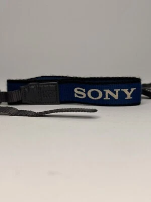 Sony HandyCam Neck Shoulder Strap - Camcorder Camera - Blue - Genuine OEM - Image 1 of 4
