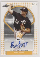 2018 Leaf Perfect Game National Showcase Yellow /25 Ryan Suppa #BA-RS2 Auto