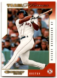 2003 DONRUSS TEAM HEROES RICKEY HENDERSON BOSTON RED SOX #80
