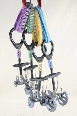 Trango MaxCam #.5, .75, 2, 3 Trad Equipo de Escalada en Roca Cámaras RARAS Foto 1 de 2