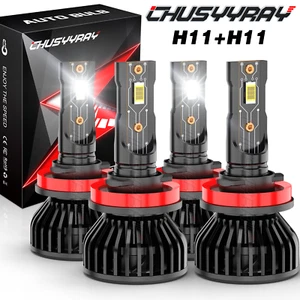 4x Combo LED Headlight High Low Beam For Ford Transit Connect 2014-2021 2022 - Picture 1 of 13