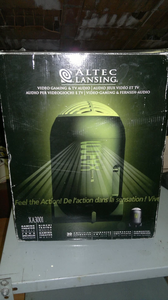 ALTEC LANSING VIDEO GAMING SPEAKER, XA3001, 30 WATTS AMPLIFIED SPEAKER - Immagine 1 di 1