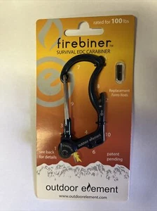 Outdoor Element Firebiner Survival EDC Carabiner, FREE SHIPPING - Picture 1 of 1