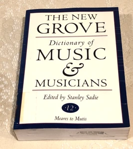 THE NEW GROVE DICTIONARY OF MUSIC AND MUSICIANS - VOL. 12-STANLEY SADIE, PB 1995 - Picture 1 of 14