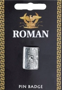 Romano Escudo Pin Insignia Broche En Peltre Encendido Pantalla Tarjeta Hecho Ru - Picture 1 of 2