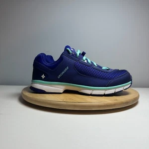 Specialized Cadette Womens Size 9.5 Shoes Blue Cycling Lace Up Sneakers - Picture 1 of 9