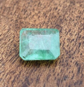 Piedra preciosa suelta rara corte esmeralda verde colombiana natural certificada EGL de 6,05 quilates - Imagen 1 de 7