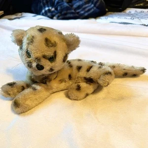 1976 Vintage R. Dakin Ghepardo Leopardo Peluche Peluche Peluche Fagioli Sacchetto 10” RARO - Foto 1 di 9