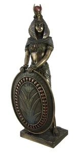 Pacific Giftware Standing Isis Statue Egyptian Goddess Bronze Finish - Picture 1 of 5