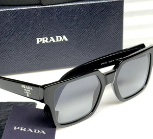 PRADA PR 03ZS 1AB06T Black Grey Gradient Vintage 54 mm Men's Sunglasses NWT $459 - Picture 1 of 2