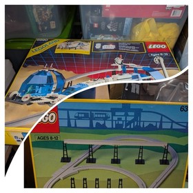 LEGO 6990 Monorail Transport System and 6347 Monorail Accessory Track
