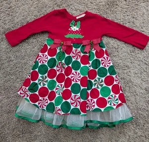 Mädchen Weihnachtskleid RARE TOO Größe 2T sehr guter Zustand - Bild 1 von 3