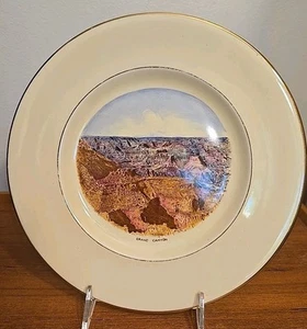 Vtg Royal Winton England Grand Canyon 10" Souvenir Plate Vaughn's Indian Store - Picture 1 of 6