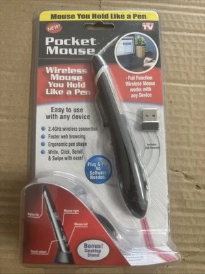 THE WIRELESS POCKET MOUSE NEW FACTORY SEALED.  - Image 1 of 4