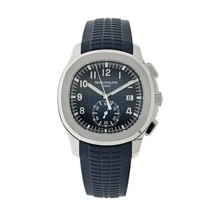 Patek Philippe Aquanaut Watch 42MM Blue Arabic Numerals Dial White Gold - Picture 1 of 9