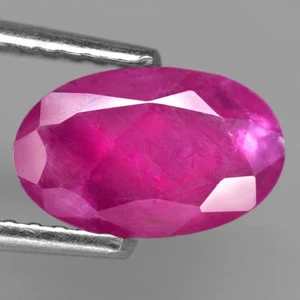 1.17Ct. Natural Gemstone Ruby Reddish Pink Oval Unheated Tanzania Ravishing - Picture 1 of 7