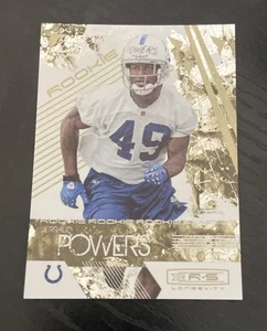 Donruss Rookies & Stars Rookie 2009/999 Jerraud Powers #162 RC Colts - Imagen 1 de 2