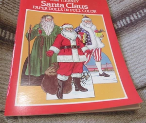 Tom Tierney Santa Cloaus paper Dolls in Full color 8" x 11" 1983 16 pages - Picture 1 of 3