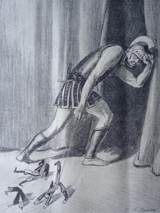 1945 Original Print WW2 FASCISM & NAZISM - CRIME DOESN'T PAY - Picture 1 of 2