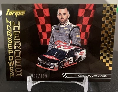 2017 Panini Torque Horsepower Heroes Austin Dillon Gold #HH3 /199 - Image 1 of 2