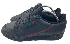 Adidas Continental 80 Black Trainers Red Green Striped Men’s UK Size 9 ARTEE5343 - Imagen 1 de 11