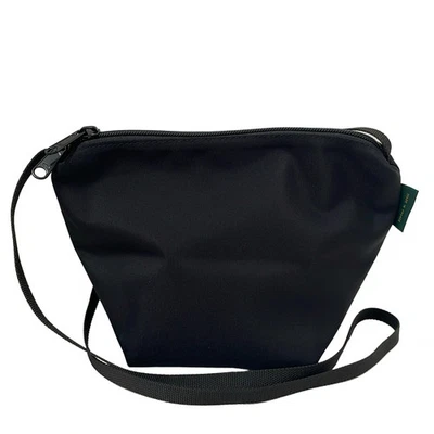 Auténtico Bolso de Hombro Herve Chapelier Nylon Tipo Barco XS - Bolso de Hombro de Nylon Negro Foto 1 de 4