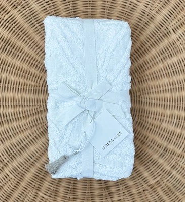 NEW Serena & Lily Marion Euro Pillow Sham-White