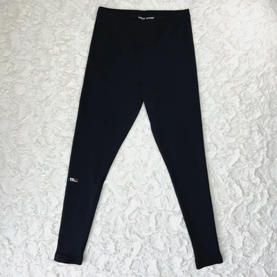 Leggings Polo Deportivos RLX Ralph Lauren De Colección Para Mujer L Negros Hechos en EE. UU. Correr Foto 1 de 4