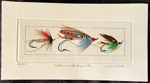 Original Colored Plate Etching - Signed by Artist Linda Cullers - Numbered MINT - Picture 1 of 5