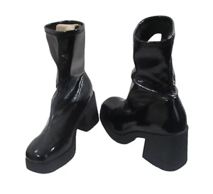 NEW Call It Spring Steffanie Womens Mid Calf Platform Heeled Boots 10 Black - Picture 1 of 3