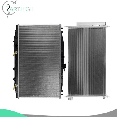 Kit de refrigeración de radiador y condensador de aire acondicionado para automóvil Acura TSX 2004 2005 2007 2008 2,4 L Foto 1 de 4