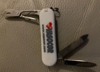 Small Swiss Army style Knife - White 58mm Visacor logo - Image 1 of 2