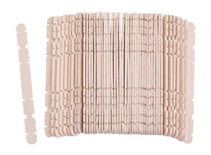 Espátula de madera VBS con muescas 50 piezas 11,5x0,9cm Naturaleza Marco Casa - Imagen 1 de 4