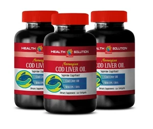 Healthy fish oil - NORWEGIAN COD LIVER OIL - 3B - essential omega-3 fats - Picture 1 of 12