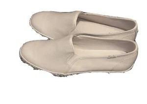 Zapatilla deportiva Keds Triple Decker Rock Salt brillo sin cordones celebraciones lona 8,5 - Imagen 1 de 10