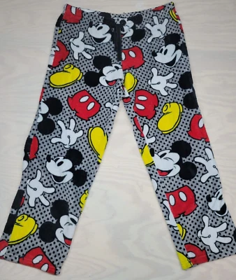 Pantalones de pijama de salón Disney para mujer talla XL Mickey Mouse cordón cintura elástica Foto 1 de 4