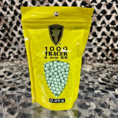 NEW Elite Force Tracer .25g Airsoft BB's - 1,000 Rounds - Green (2211278) - Image 1 of 2