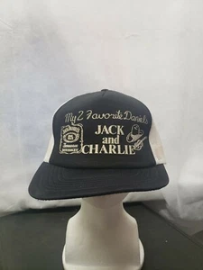Vintage Jack And Charlie Daniels Mesh Trucker Snapback hat - Picture 1 of 7