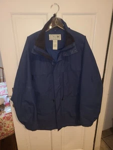 Eddie Bauer Jacket Adult Medium Blue Goretex Lined Men’s EB TEK Coat Free Shippi - Picture 1 of 8