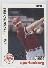 1990 Best Spartanburg Phillies Tim Churchill #14