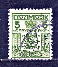TIMBRES  DANEMARK  TAXE   Y.T. N° 34  OBLITERE  SCAN CONTRACTUEL