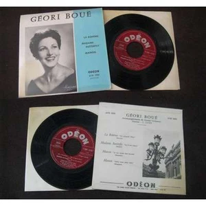 GEORI BOUE - La Bohème Rare French EP Odeon Recital Opera NM - Picture 1 of 1